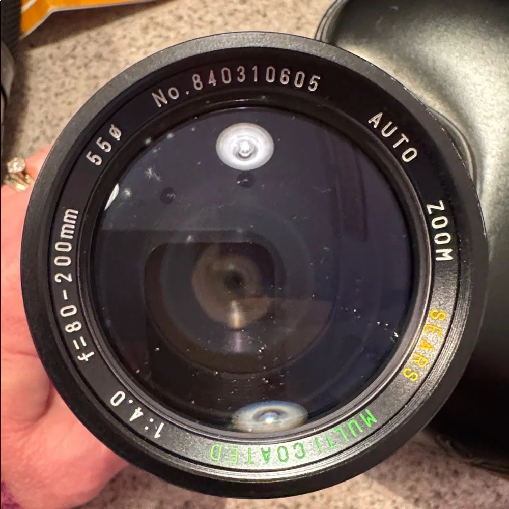 Sears KS-2 35mm film Camera with Interchangeable Lens Kit